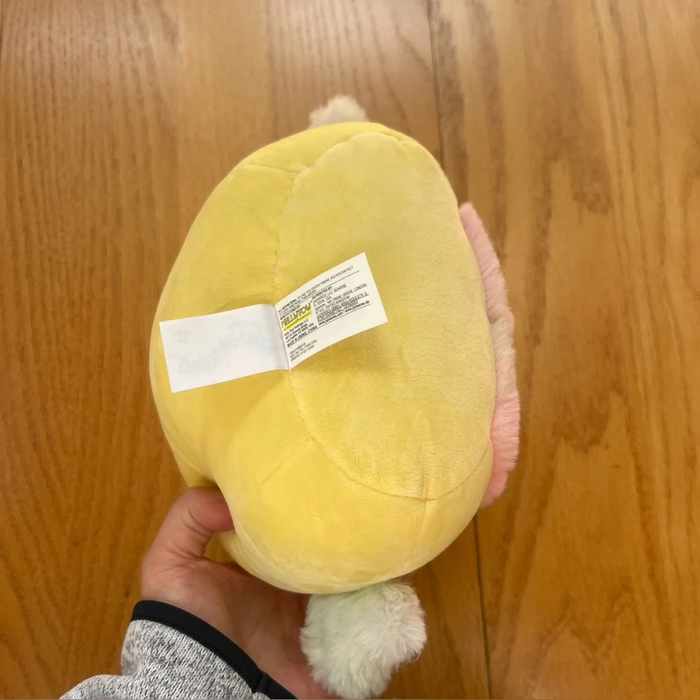Squishmallows‎ Nixie The Butterfly 8” Plush Yellow Rainbow Fuzzy Belly Easter